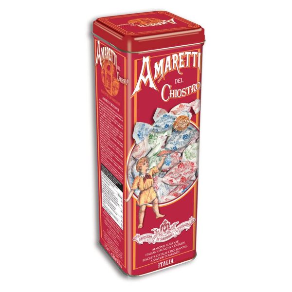 AMARETTI DI SARONNO: Cookie Crunchy Tower Tin, 6.17 oz