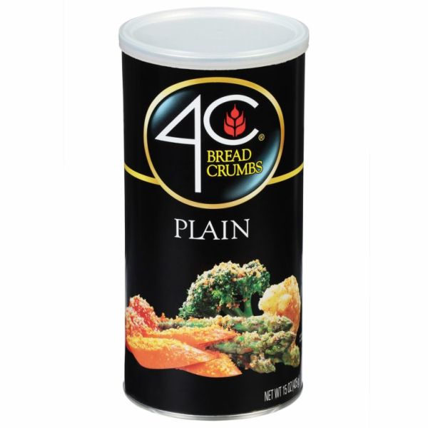 4C FOODS: Plain Bread Crumbs, 15 oz