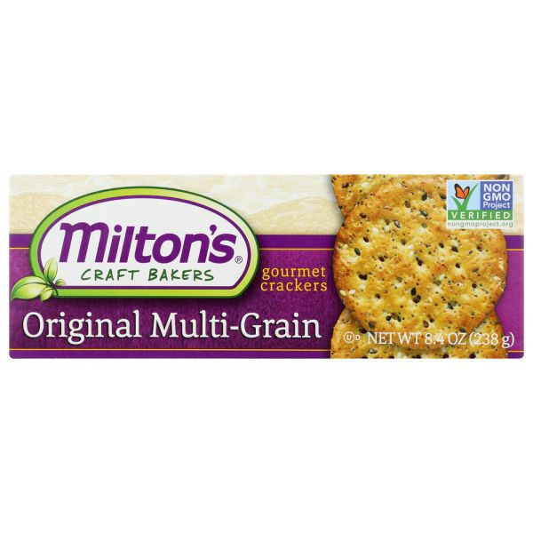 MILTONS: Gourmet Crackers Original Multi Grain, 8.4 oz