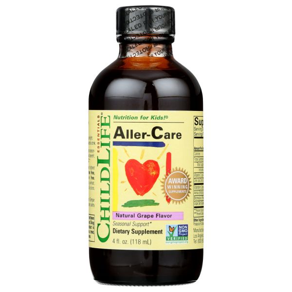 CHILDLIFE ESSENTIALS: Aller-Care Natural Grape Flavor, 4 oz