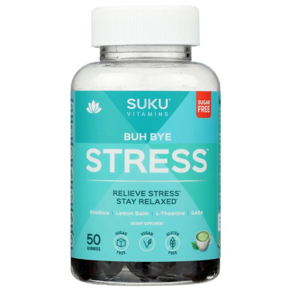 SUKU VITAMINS: Buh Bye Stress Gummies, 50 pc