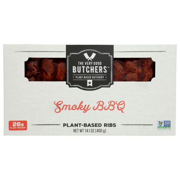 VERY GOOD BUTCHERS: Plant Based Smoky BBQ Ribs, 400 gm