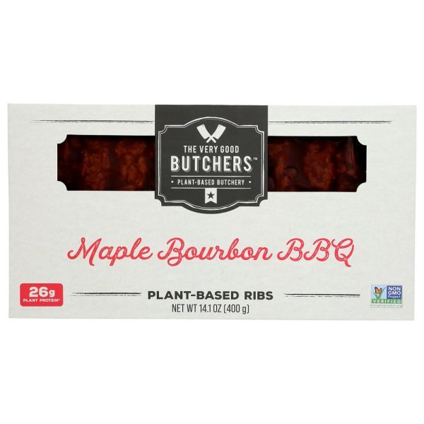 VERY GOOD BUTCHERS: Plant Based Maple Bourbon BBQ Ribs, 400 gm