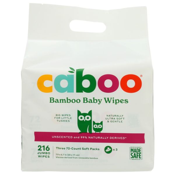 CABOO: Wipe Baby Bundle, 216 packs