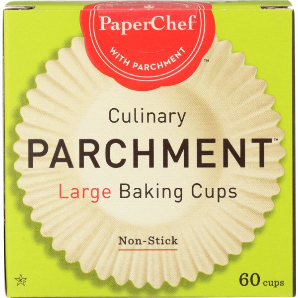 PAPER CHEF: Large Parchment Baking Cups, 60 pc