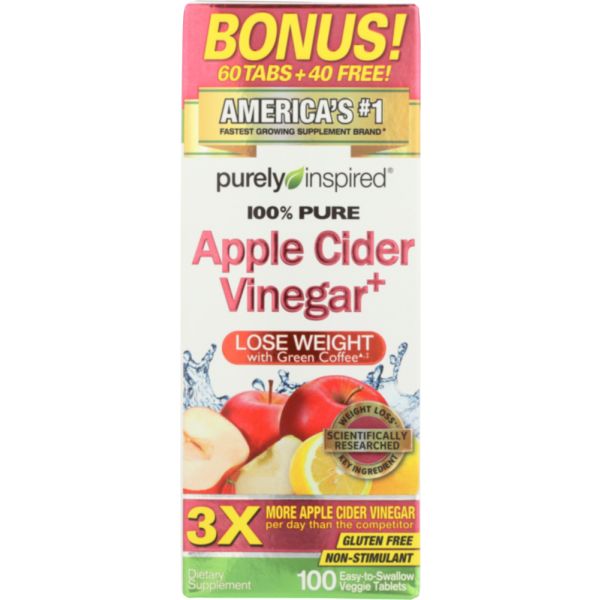 HYRDOXYCUT: Supplement Appl Cider Vin, 100 tb