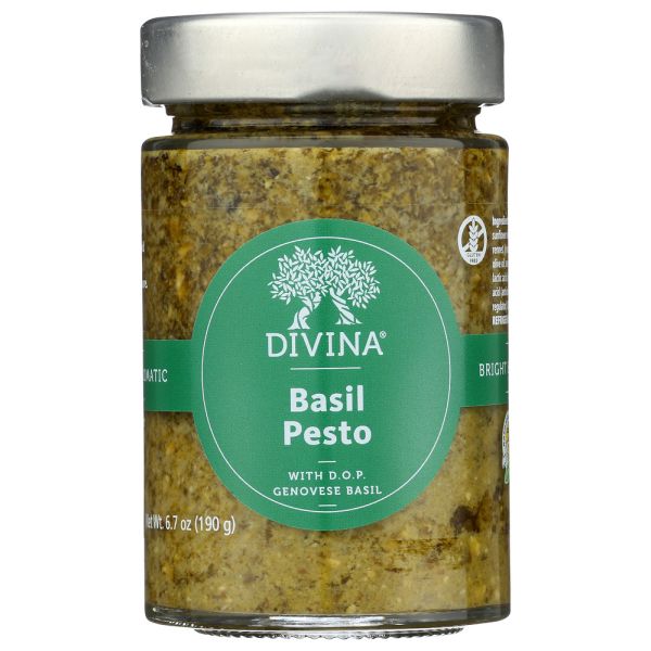 DIVINA: Basil Pesto, 6.7 oz