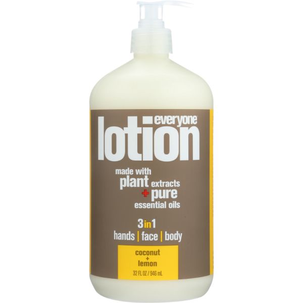 EO PRODUCTS: Everyone 3-in-1 Coconut Plus Lemon Lotion, 32 oz