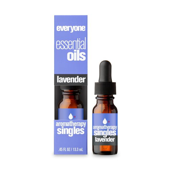 EVERYONE: Aromatherapy Singles Essential Oil Lavender, 0.45 oz