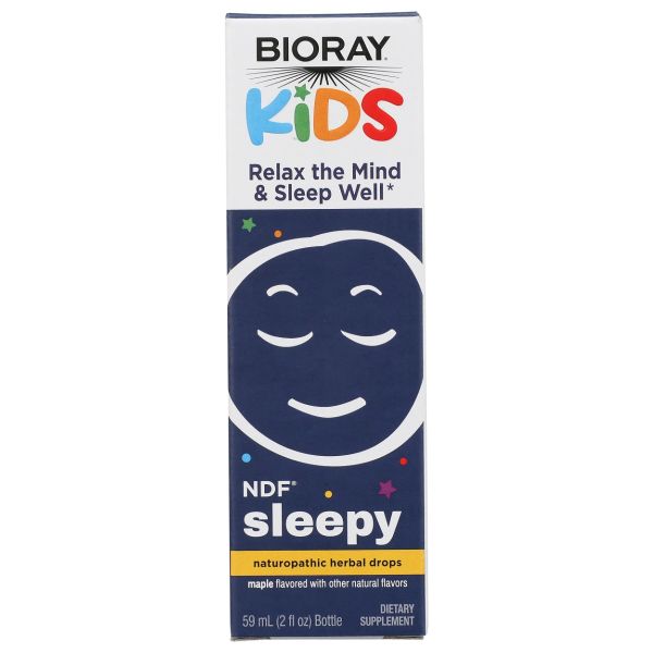 BIORAY KIDS: NDF Sleepy Liquid Herbal Drops, 2 oz