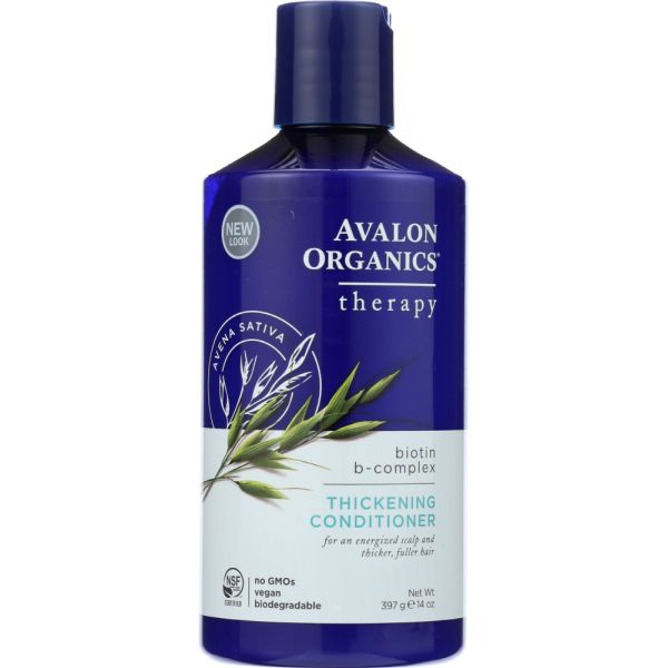 AVALON ORGANICS: Thickening Conditioner Biotin B-Complex Therapy, 14 oz