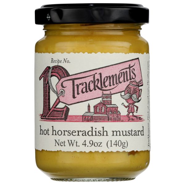 TRACKLEMENTS: Hot Horseradish Mustard, 4.9 oz