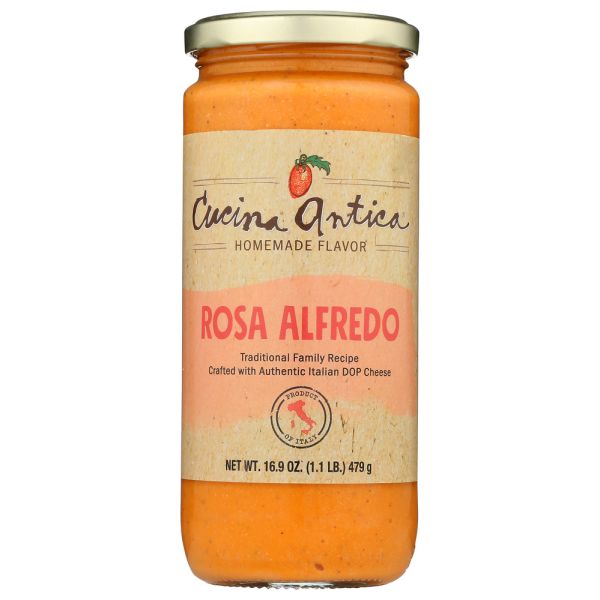 CUCINA ANTICA: Rosa Alfredo Pasta Sauce, 16.9 oz