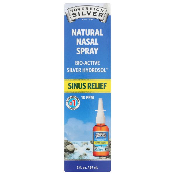 SOVEREIGN SILVER: Bio Active Silver Hydrosol Vertical Spray, 2 oz