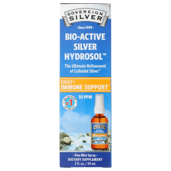 SOVEREIGN SILVER: Bio Active Silver Hydrosol Fine Mist Spray, 2 oz