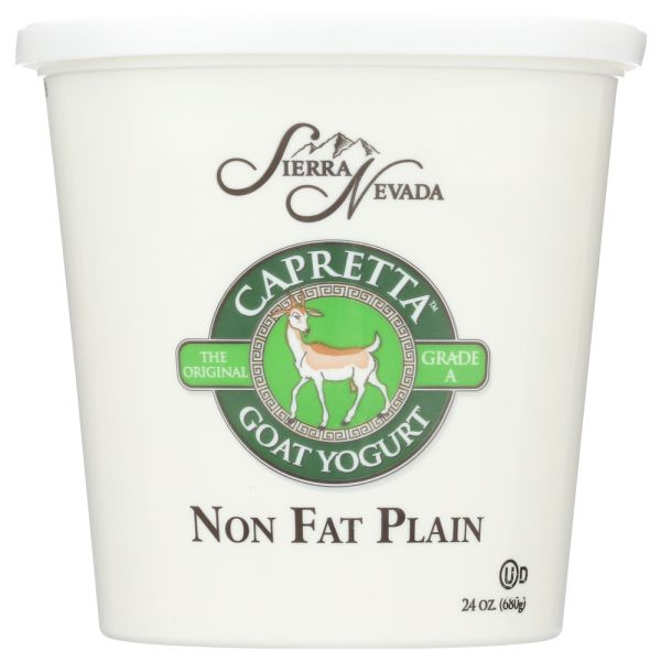 SIERRA NEVADA: Plain Non Fat Capretta Goat Yogurt, 24 oz