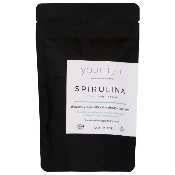 YOURLIXIR: Spirulina Powder, 100 gm