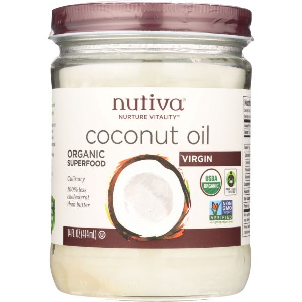 NUTIVA: Organic Superfood Extra Virgin Coconut Oil, 14 oz