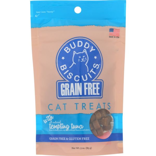 BUDDY BISCUITS: Tempting Tuna Cat Treats, 3 oz