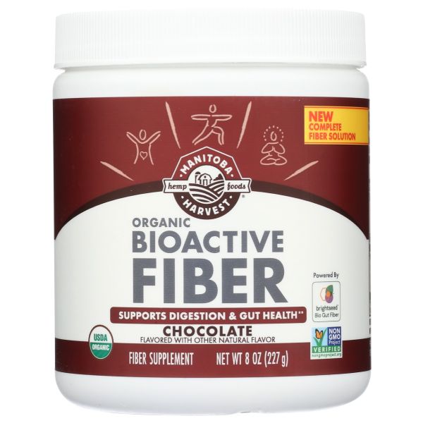 MANITOBA HARVEST: Organic Bioactive Fiber Chocolate, 8 oz