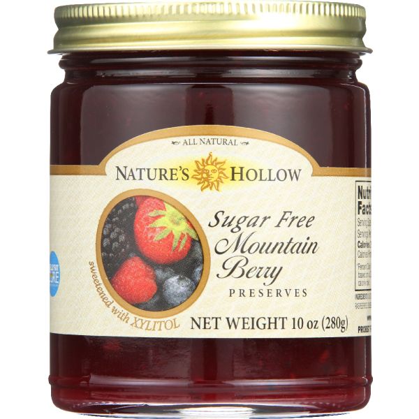 NATURE'S HOLLOW: Mountain Berry Jam, 10 oz