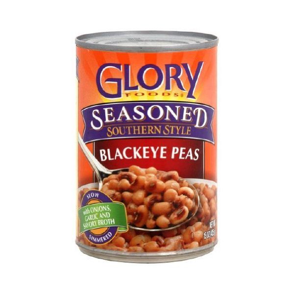 GLORY FOODS: Bean Blackeye Peas Ssnd, 15 oz