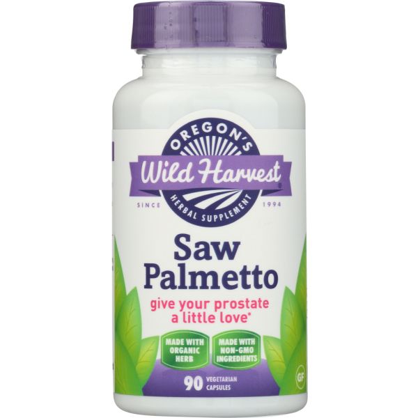 OREGONS WILD HARVEST: Organic Saw Palmetto, 90 cp