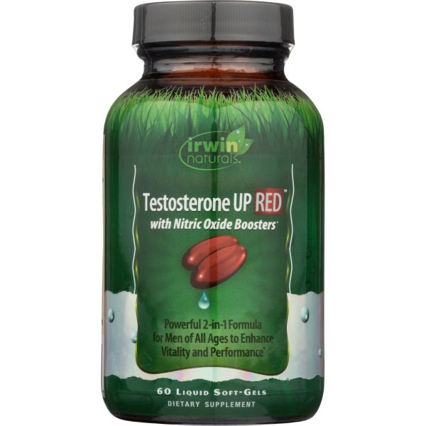 IRWIN NATURALS: Testosterone Up Red, 60 sg