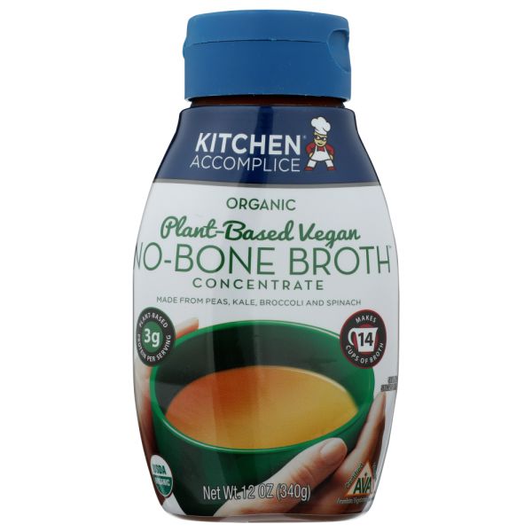 KITCHEN ACCOMPLICE: Plant Based Vegan Broth, 12 oz