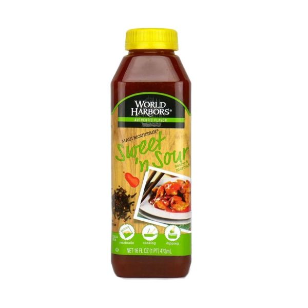 WORLD HARBORS: Sauce Maui Mountain Sweet 'n Sour, 16 oz