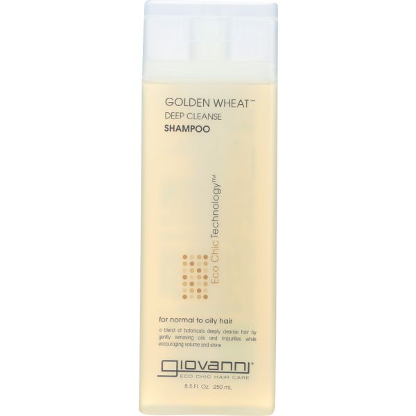 GIOVANNI COSMETICS: Golden Wheat Shampoo For Normal To Oily Hair, 8.5  oz