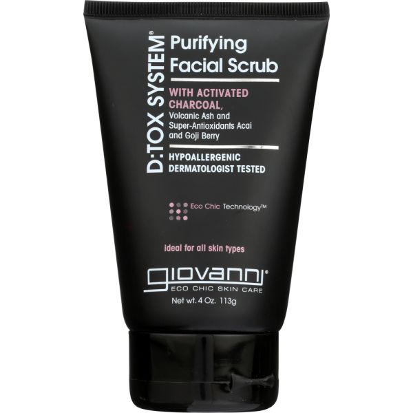 GIOVANNI COSMETICS: D Tox System Purifying Facial Scrub, 4 oz