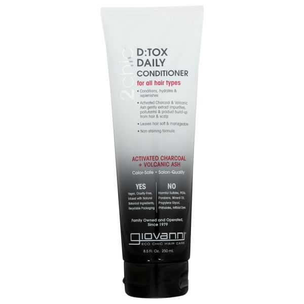 GIOVANNI COSMETICS: Condtnr 2Chic Dtox Daily, 8.5 oz