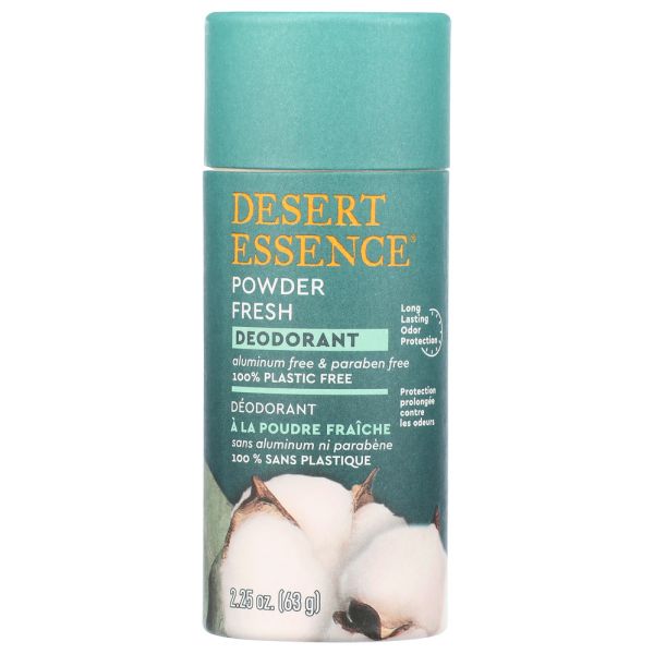 DESERT ESSENCE: Powder Fresh Deodorant, 2.25 oz