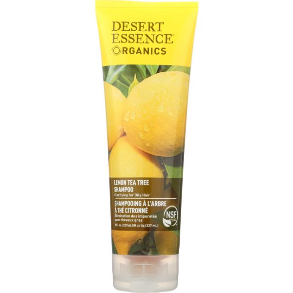 DESERT ESSENCE: Lemon Tea Tree Shampoo, 8 oz