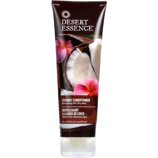 Desert Essence Coconut Conditioner, 8 Oz