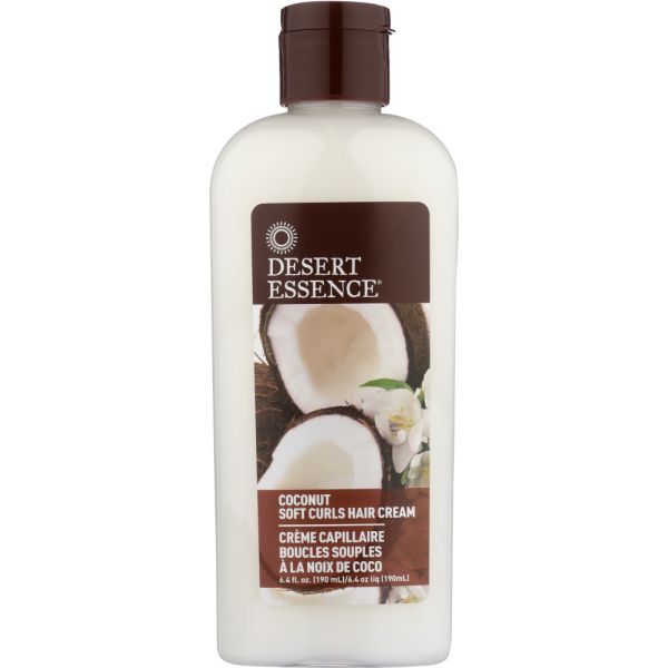 DESERT ESSENCE: Coconut Soft Curls Hair Cream, 6.4 oz