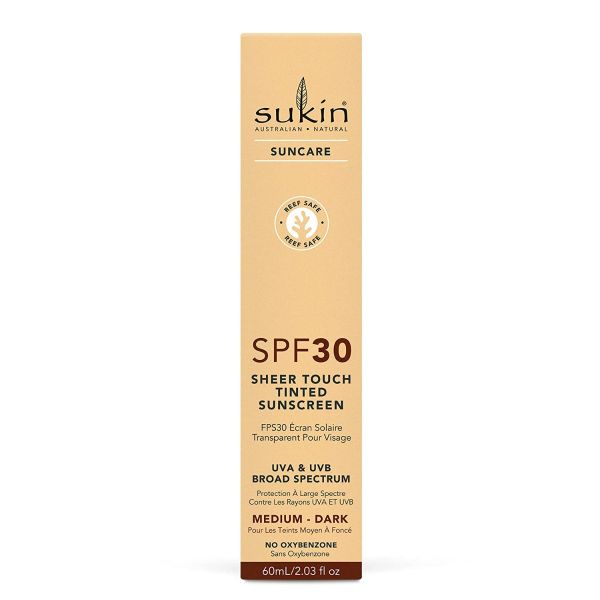 SUKIN: Sunscreen Md Drk Spf30, 2.03 fo