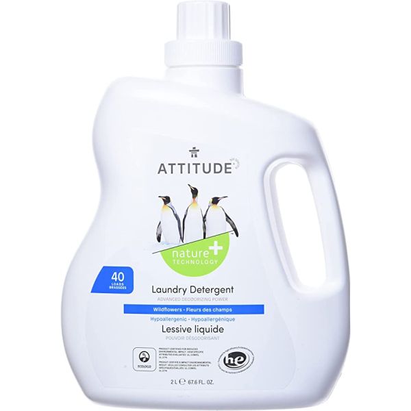 ATTITUDE: Laundry Detergent Wildflw, 67.63 oz