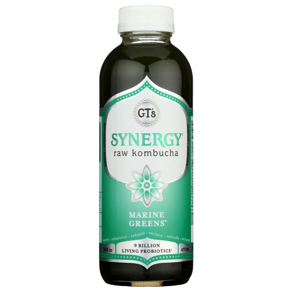 GT'S ENLIGHTENED KOMBUCHA: Multi Green Tea, 16 oz