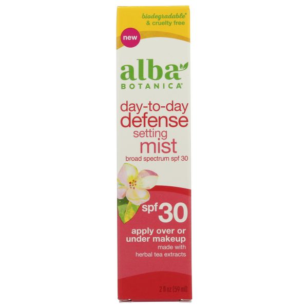 ALBA BOTANICA: Day To Day Defense SPF 30 Setting Mist, 2 fo