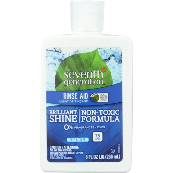 SEVENTH GENERATION: Rinse Aid Free and Clear, 8 oz