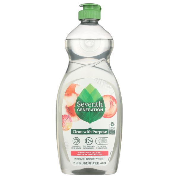 SEVENTH GENERATION: Dish Liquid Summer Orchard, 19 fo