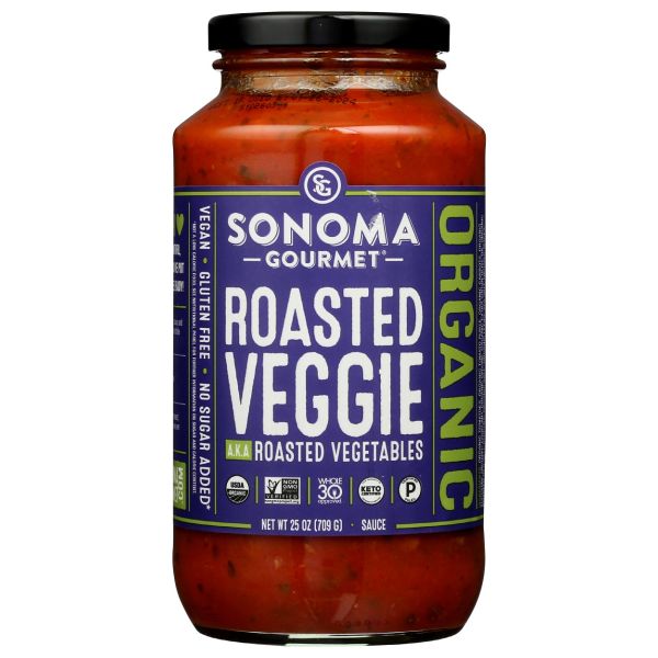 SONOMA GOURMET: Sauce Pasta Roasted Veggies, 25 oz