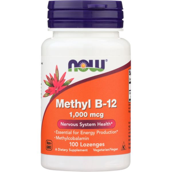 NOW: Methyl B-12 1000mcg, 100 loz