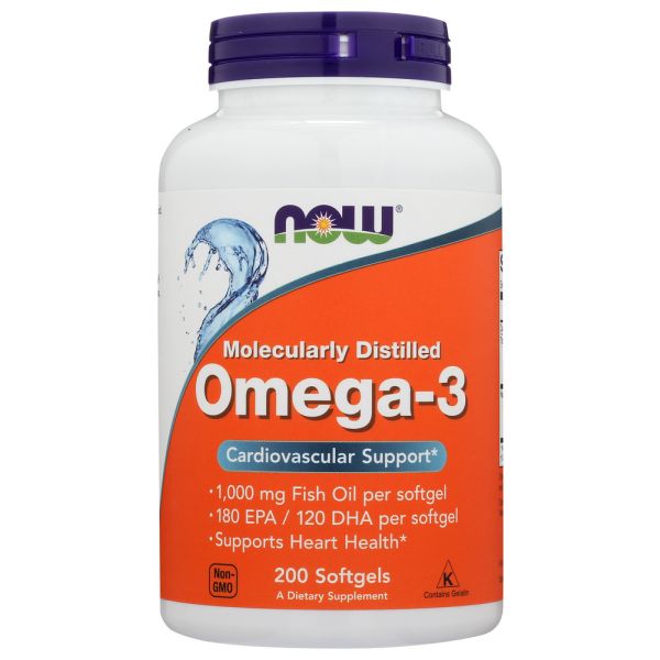 NOW: Omega 3 1000, 200 sg