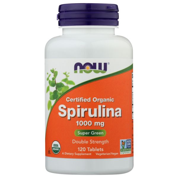 NOW: Spirulina 1000Mg, 120 tb