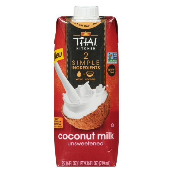 THAI KITCHEN: Unsweetened Coconut Milk, 25.36 fo