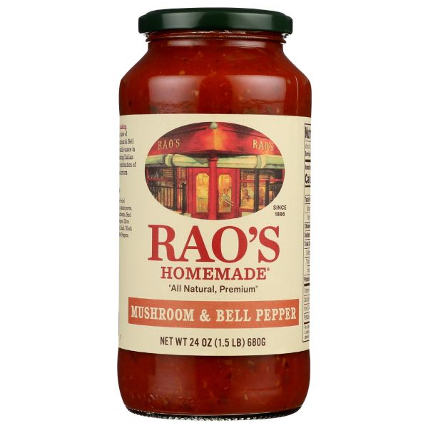 RAOS: Mushroom & Bell Pepper Sauce, 24 oz