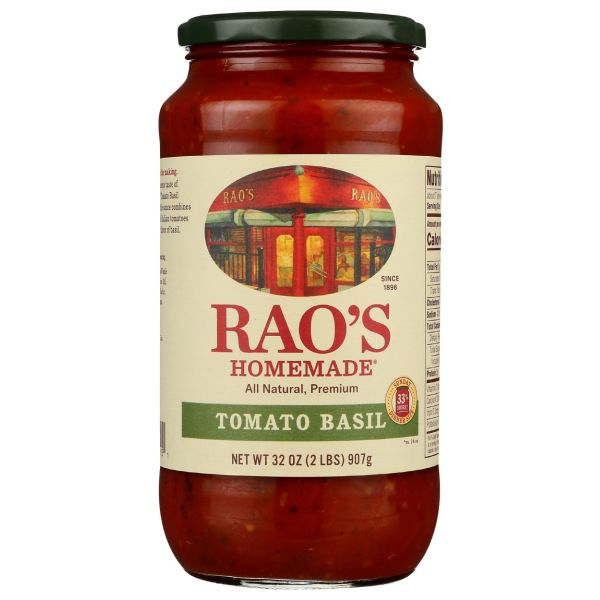 RAOS: Tomato Basil Sauce, 32 oz